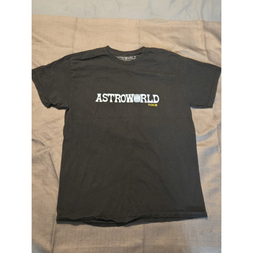 Travis Scott Astroworld Tour Wish You Were Here BlackT Shirt Sz: Small Authentic